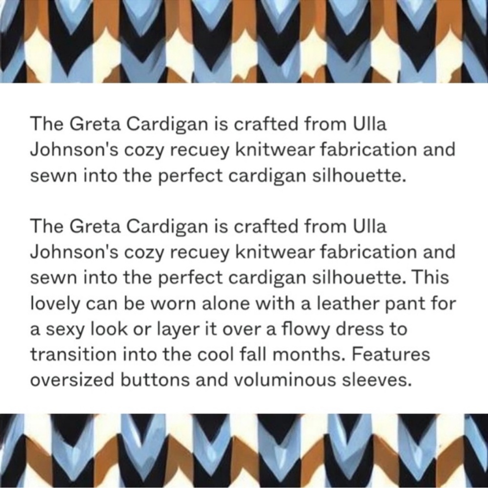 ULLA JOHNSON Greta Cardigan in Tapir - Picture 10 of 11